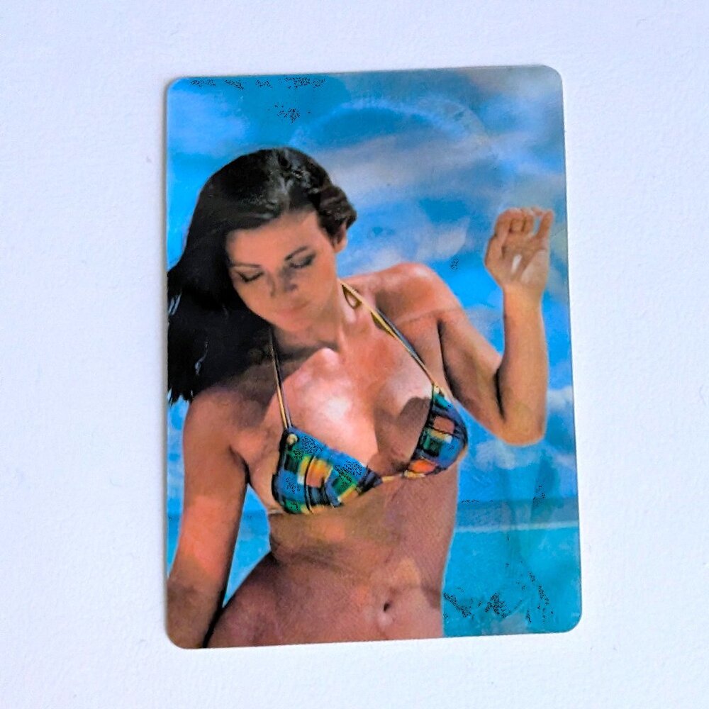 Soviet USSR 3D Stereo Lenticular Pocket Calendar Olympic Games Itochu Firm 1980